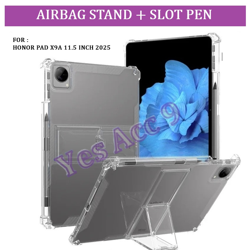 Honor Pad X9A 11.5 Case / Honor Pad X9A เคสซิลิโคนใสขาตั้งป้องกันการแตก