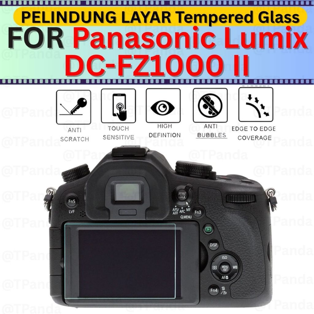 LAYAR PANASONIC LUMIX DC FZ1000 II MARK 2 กระจกนิรภัยป้องกันหน้าจอกล้อง Anti-Scratch LCD กล้อง FZ100