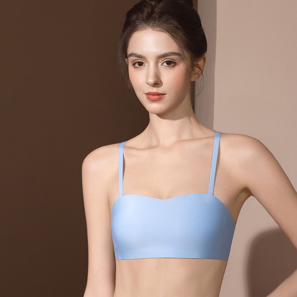 Young Curves Bra Cherie Intimates Bandeau ไร้สาย C03-10418B