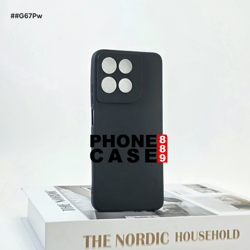 MOTO G57 POWER MOTO G67 POWER CASE MACAROON สีดํา SQ CASE สีดํา MOTO G57 POWER MOTO G67 POWER