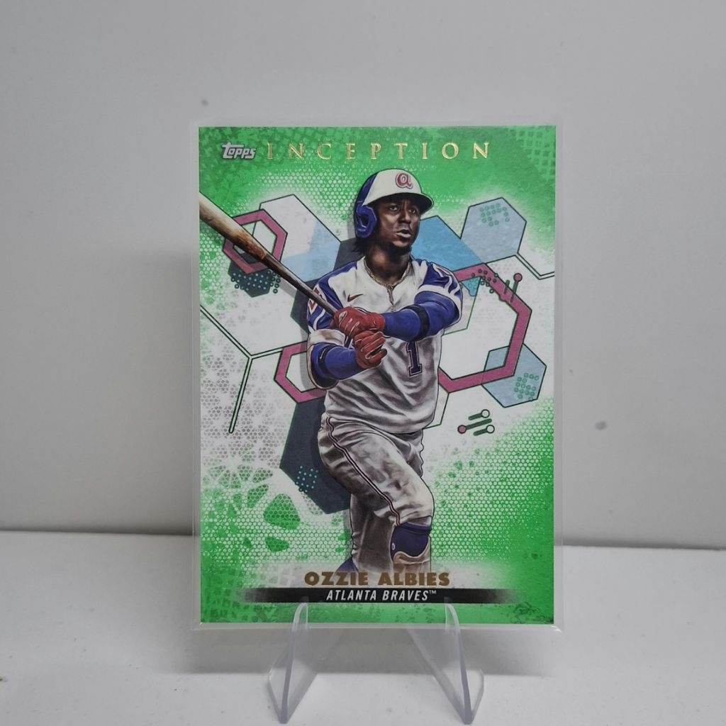การ์ดเบสบอล Topps Inception Ozzie Altlanta Bravels