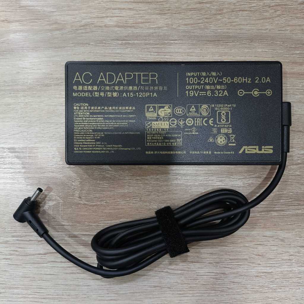 Asus ROG G501JW UX501J G501VW R501JW PU500CA FX505D FX505DT FX505DU 19V 6.332A (120W) 4.5*3.0 มม.อะแ