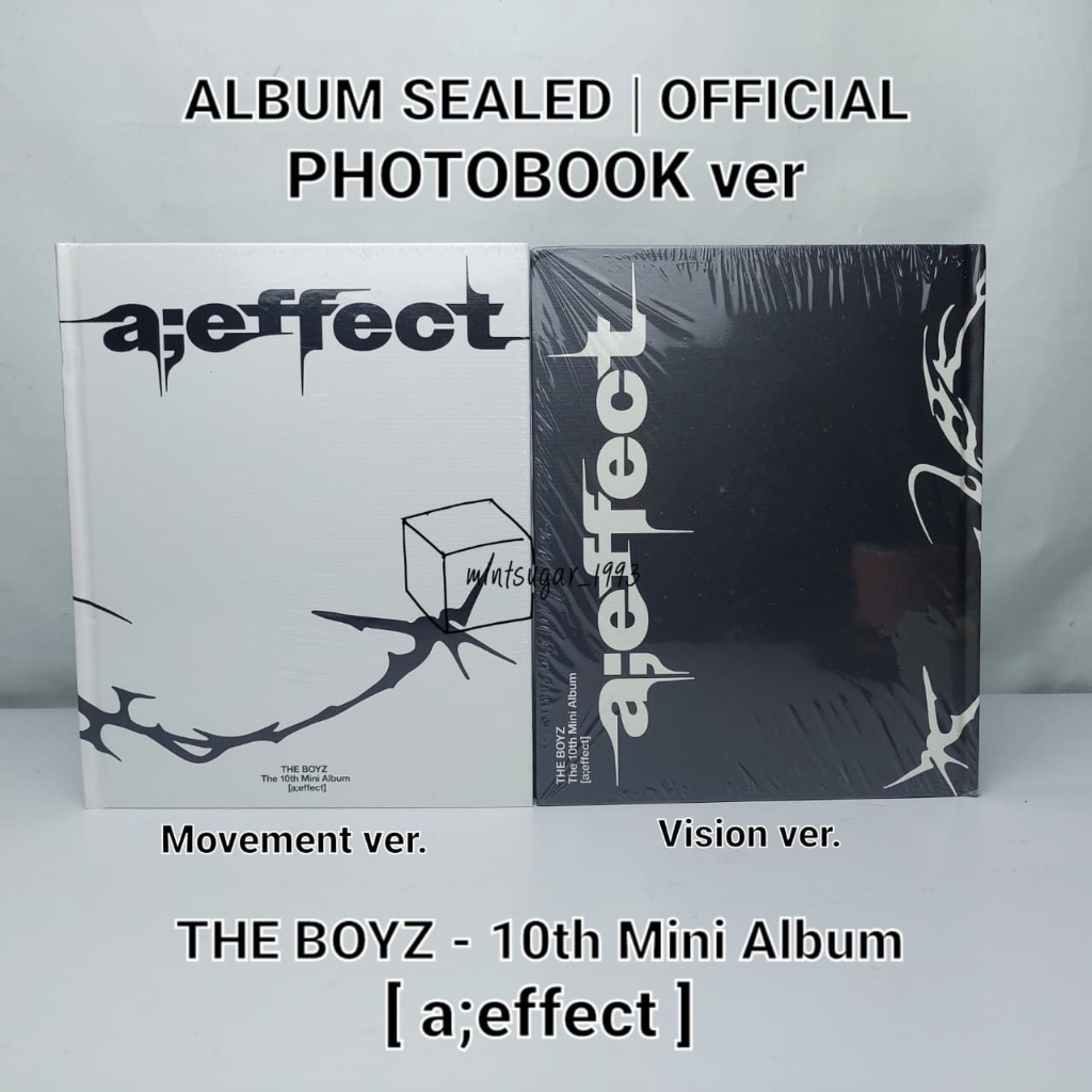 [ READY SEALED ] THE BOYZ - 10th Mini Album [ a; effect ] ( STANDARD ver ) ( Movement ver | Vision v