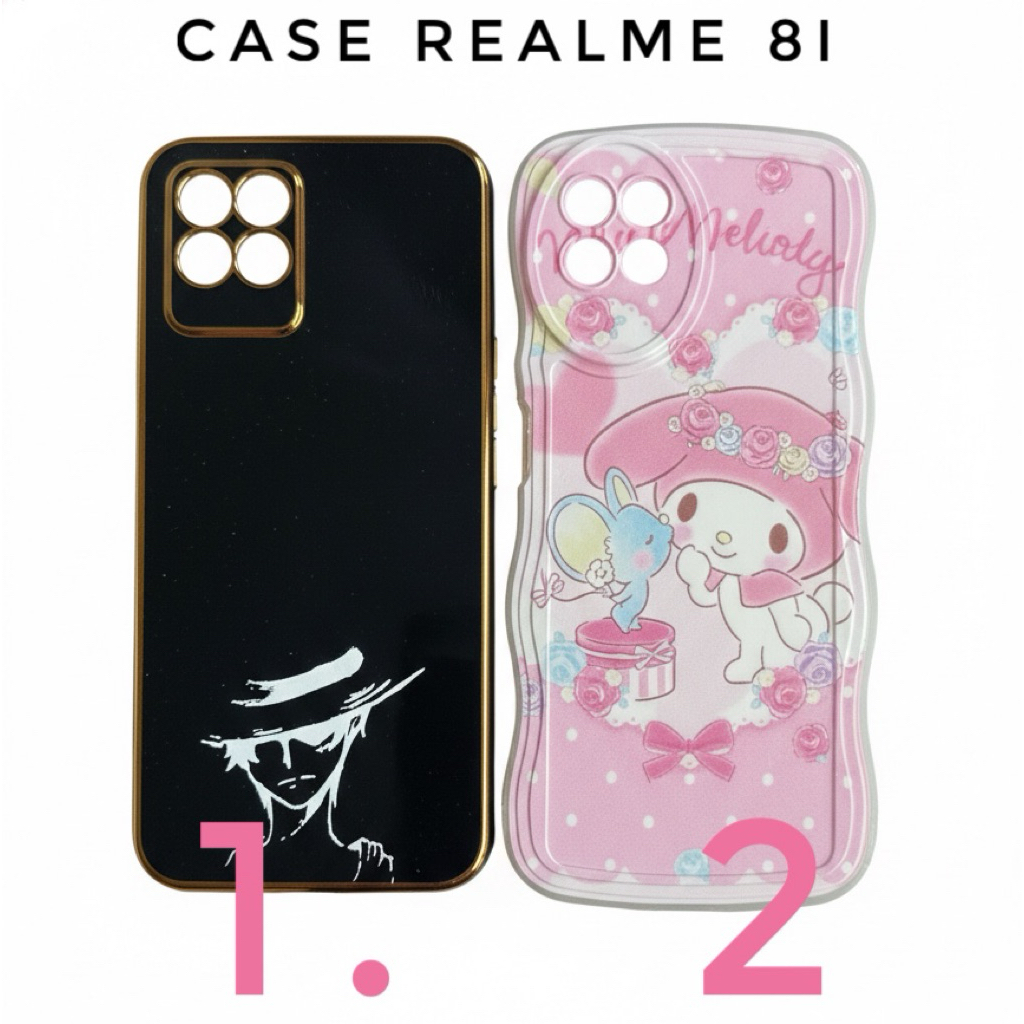 Realme 8i / Narzo 50 4g Luffy My Melody Case HP Softcase Pro Camera Glossy