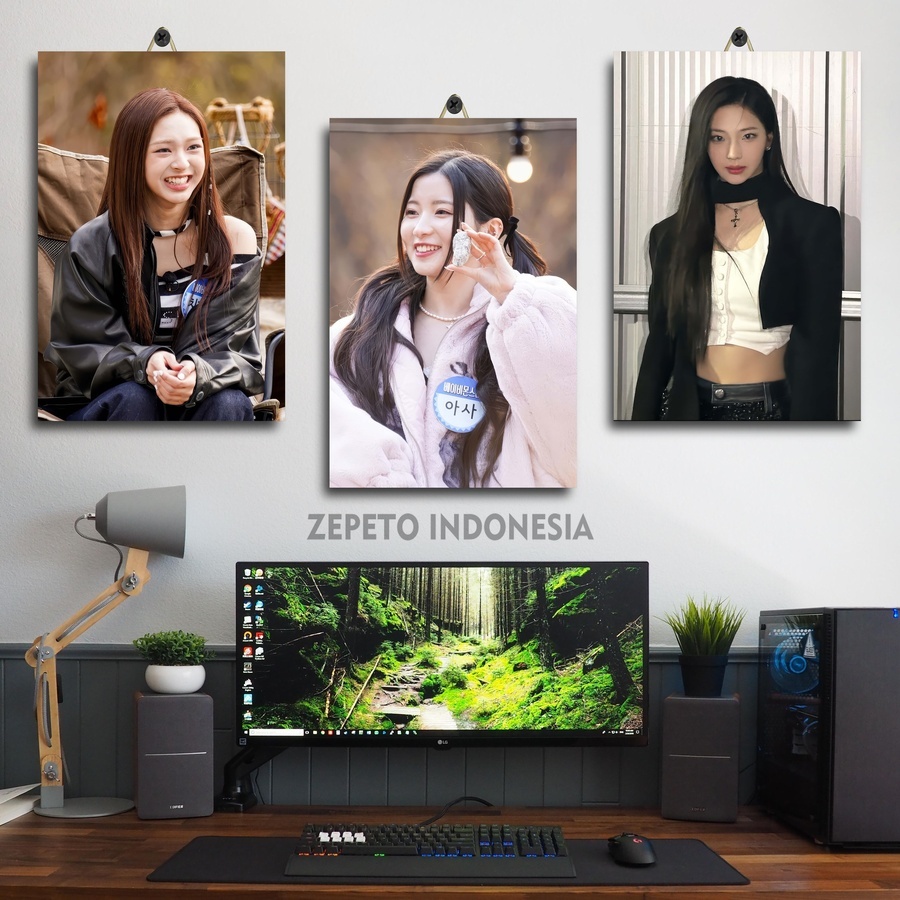 Kpop Babymonster Enami Asa ตกแต่งห้องนอน / Zepeto อินโดนีเซีย / ตกแต่งห้องสําหรับเล่นเกม /QNA|XXJFS