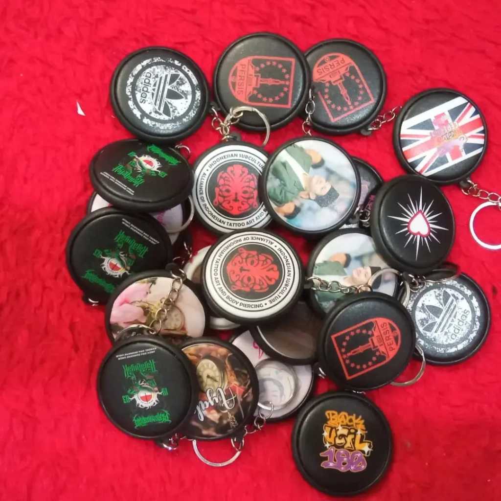 GANTUNGAN CUSTOM 2-SIDED KEYCHAIN / 2-SIDED KEYCHAIN PRINTING / CUSTOM REVERSIBLE KEYCHAIN PRINTING