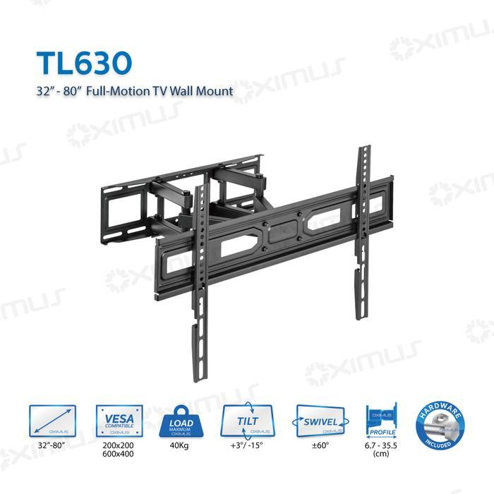 Oximus TL630 - ขายึดติดผนัง LED Monitor 32 - 80" นิ้ว
