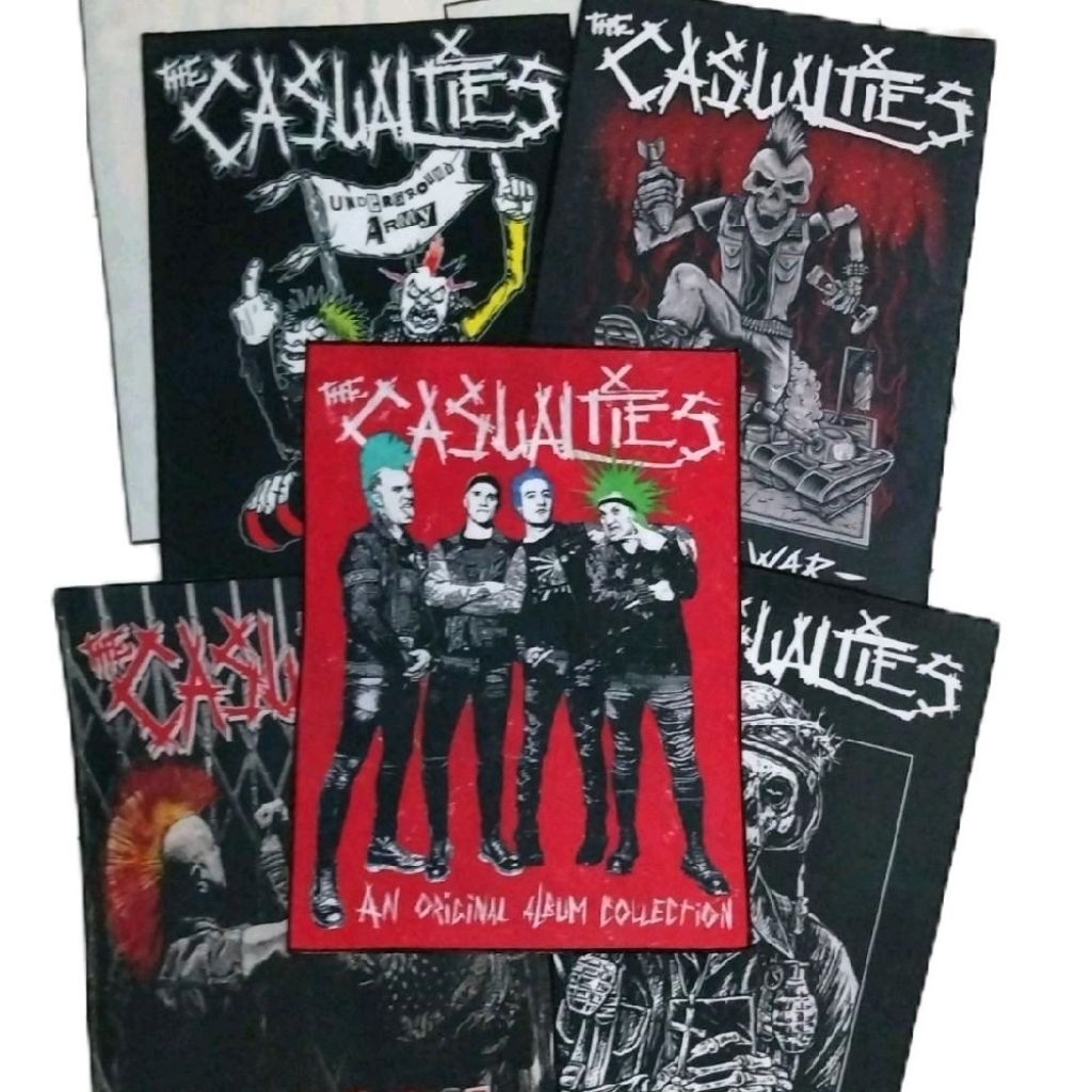 The Casualits Emblem Backpatch อุปกรณ์เสื้อผ้า ขนาด 30x40 ซม