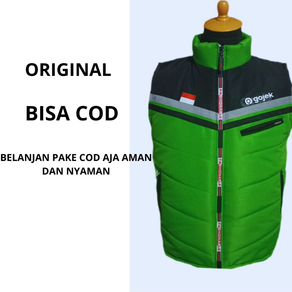 เสื้อกั๊ก Gojek ล่าสุด - เสื้อกั๊กมอเตอร์ไซค์ Gojek Cool - ปรับแต่ง