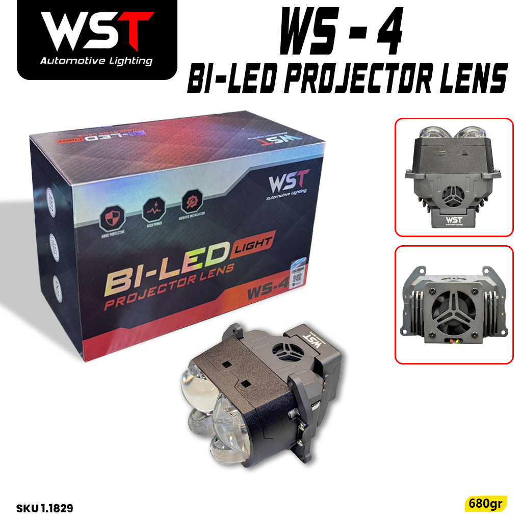 Bild WST WS4 WS5 Square 3 นิ้ววัตต์กล่องล้างเลนส์สีน้ําเงิน