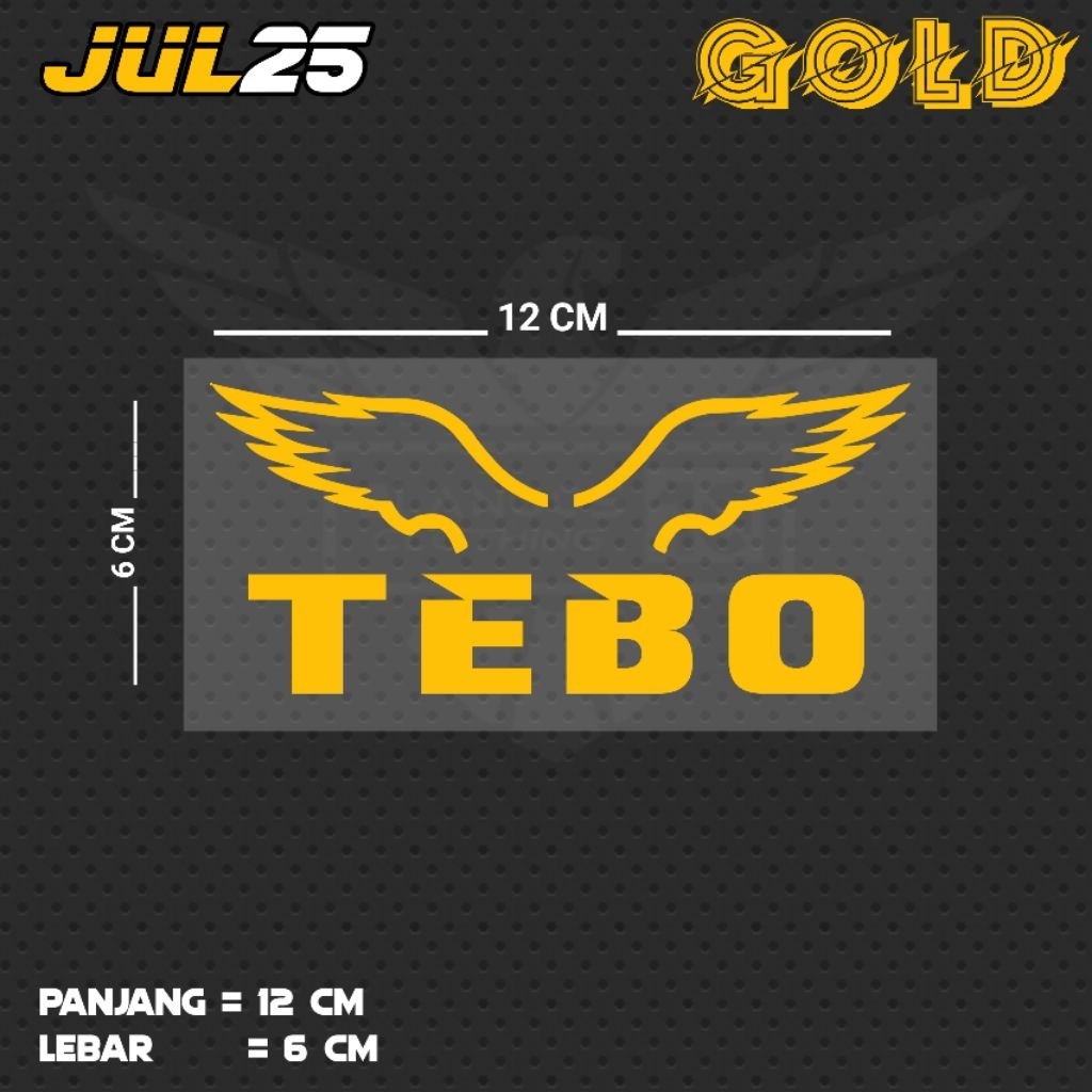 TEBO / JUL25 JMB สติ๊กเกอร์ตัด