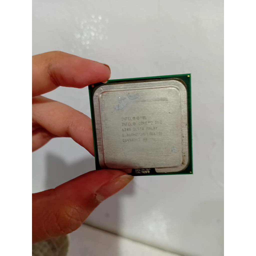INTEL PC PROCESSOR "05 INTEL CORE DUO 6300 SL9TA MALAY I . 86GHZ/2M/1 0667/06Q649A843 - ercomp1