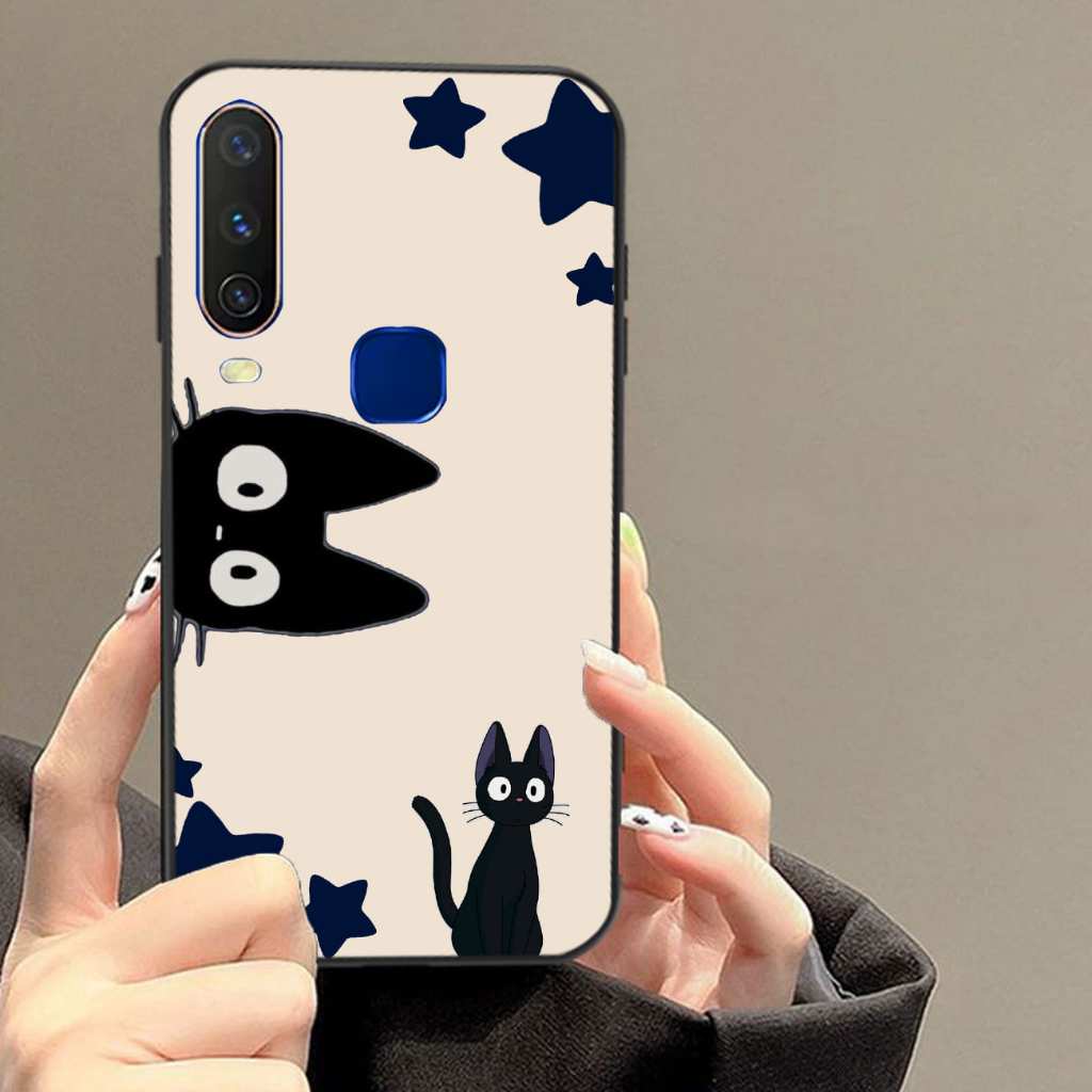 HP GK346 (VIVO Y12/Y11/Y15/Y17) VIVO Y12i Glass Softcase - เคส VIVO Y12 - เคสโทรศัพท์มือถือ VIVO Y17