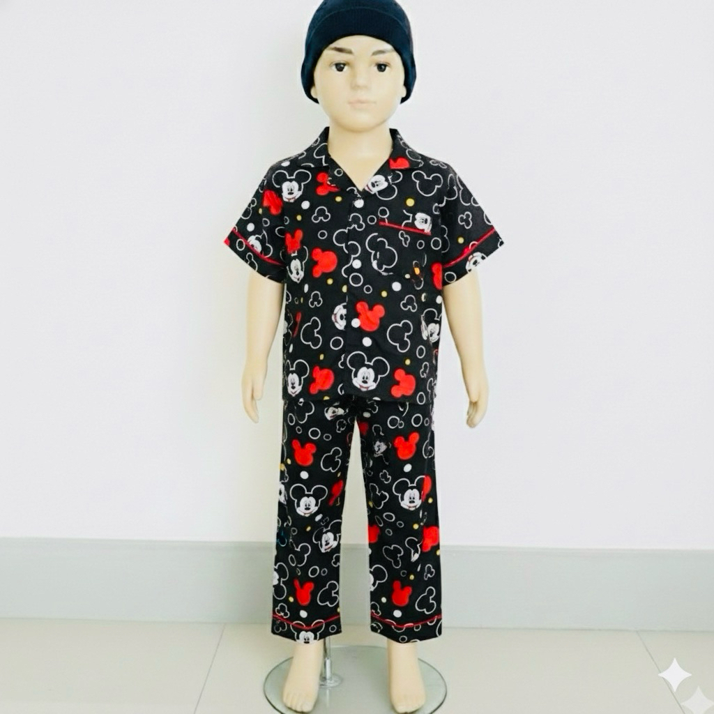 MOO COW MOTIF CHILDRENS PAJAMAS / CHILDRENS SLEEPINGWEAR / CHILDRENS SUITS - รูปที่ 3