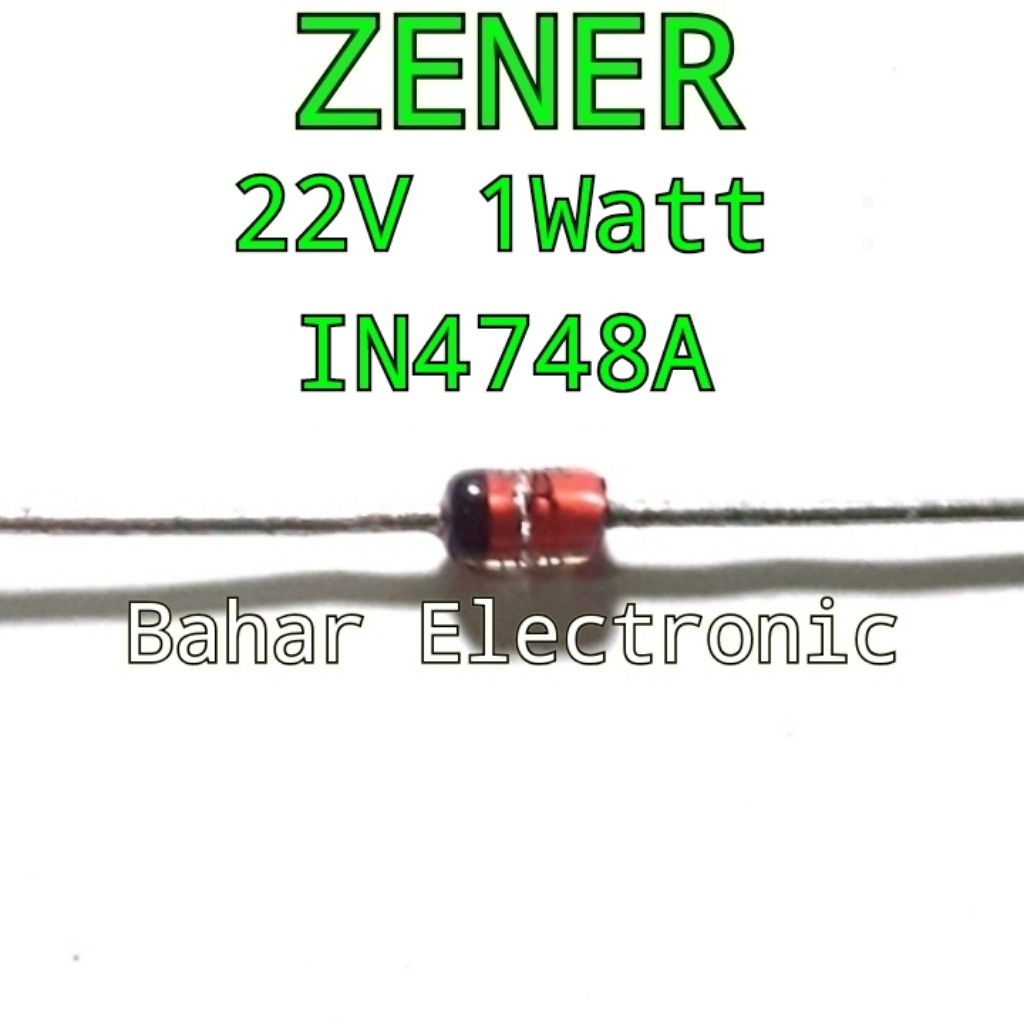 Zener Diode 22V 1W IN4748A ราคาต่อ 5 ชิ้น