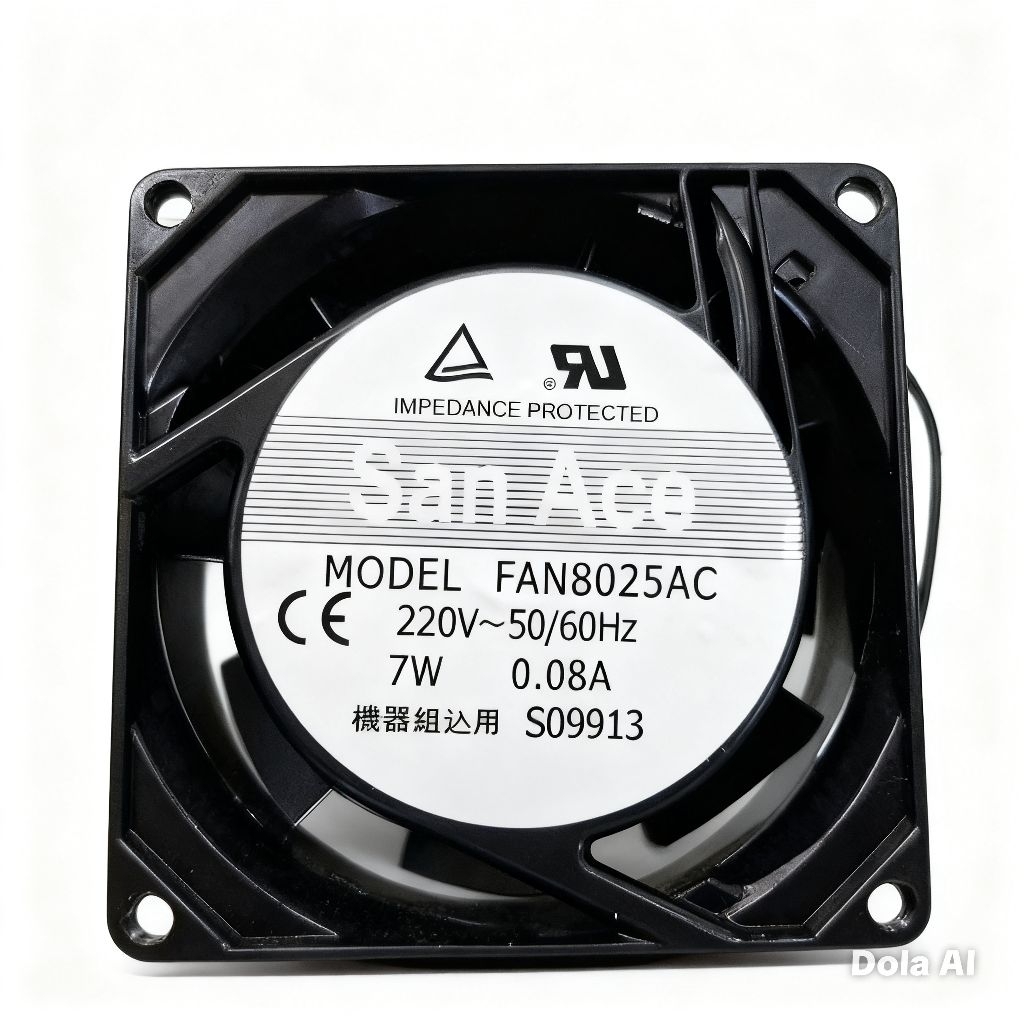 พัดลม AC 220 V 8cm 8x8 SAN AC COOLING FAN /XHAUS FAN COOLING AC ORIGINAL