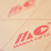 อะคริลิคใส 10 มม. ตรา marga cipta ราคา Rp. 107/ซม.