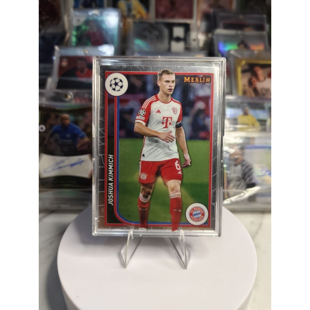 Original Topps Merlin Merlin Munich Joshua Kimmich การ์ดฟุตบอล Photocard