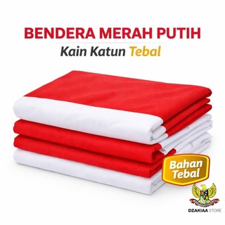 Bendera Merah Putih – Kain Katun Tebal Premium – Jahitan Kuat – 4 Ukuran