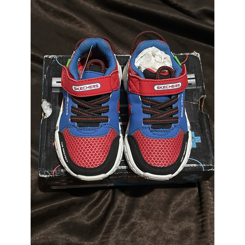 เกม SKCHERS ดั้งเดิม-KICKS รองเท้าเด็ก