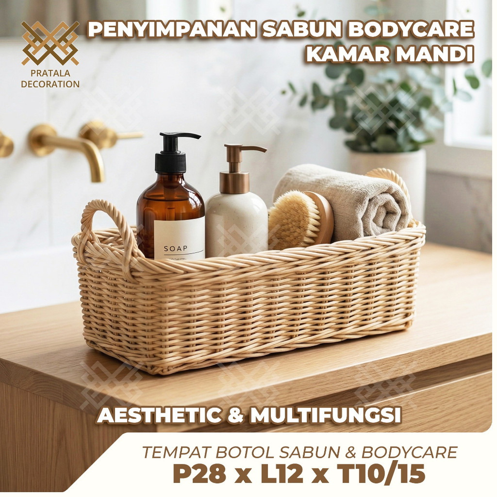 PARATALA BATHROOM ORGANIZER PLACE AESTHETIC BODYCARE SOAP HOLDER ราสแทเฟล P28 x W12 x H15