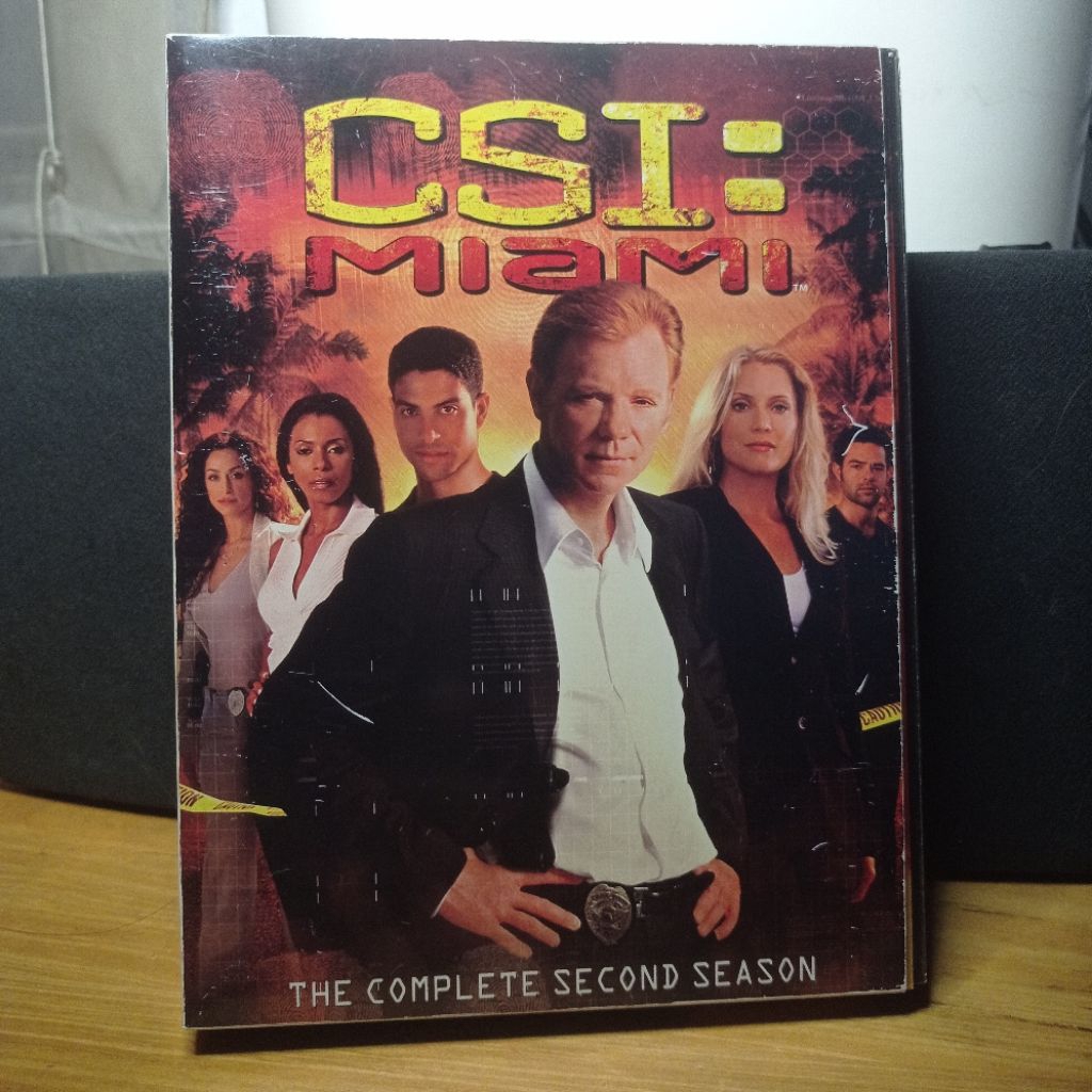 ดีวีดีฉากอาชญากรรม CSI Crime ดั้งเดิมสืบพันธุ์ Miami ฤดูกาลที่สอง 2