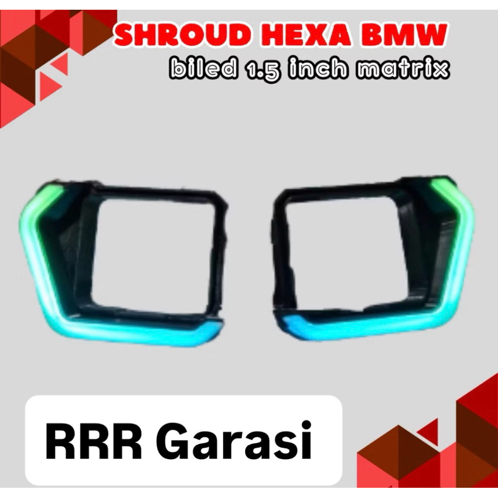 SHROUD MATRIX V3 HEXA SPORT BILED 1.5IN EMPTY โปรเจคเตอร์ RGB 2 PAIR