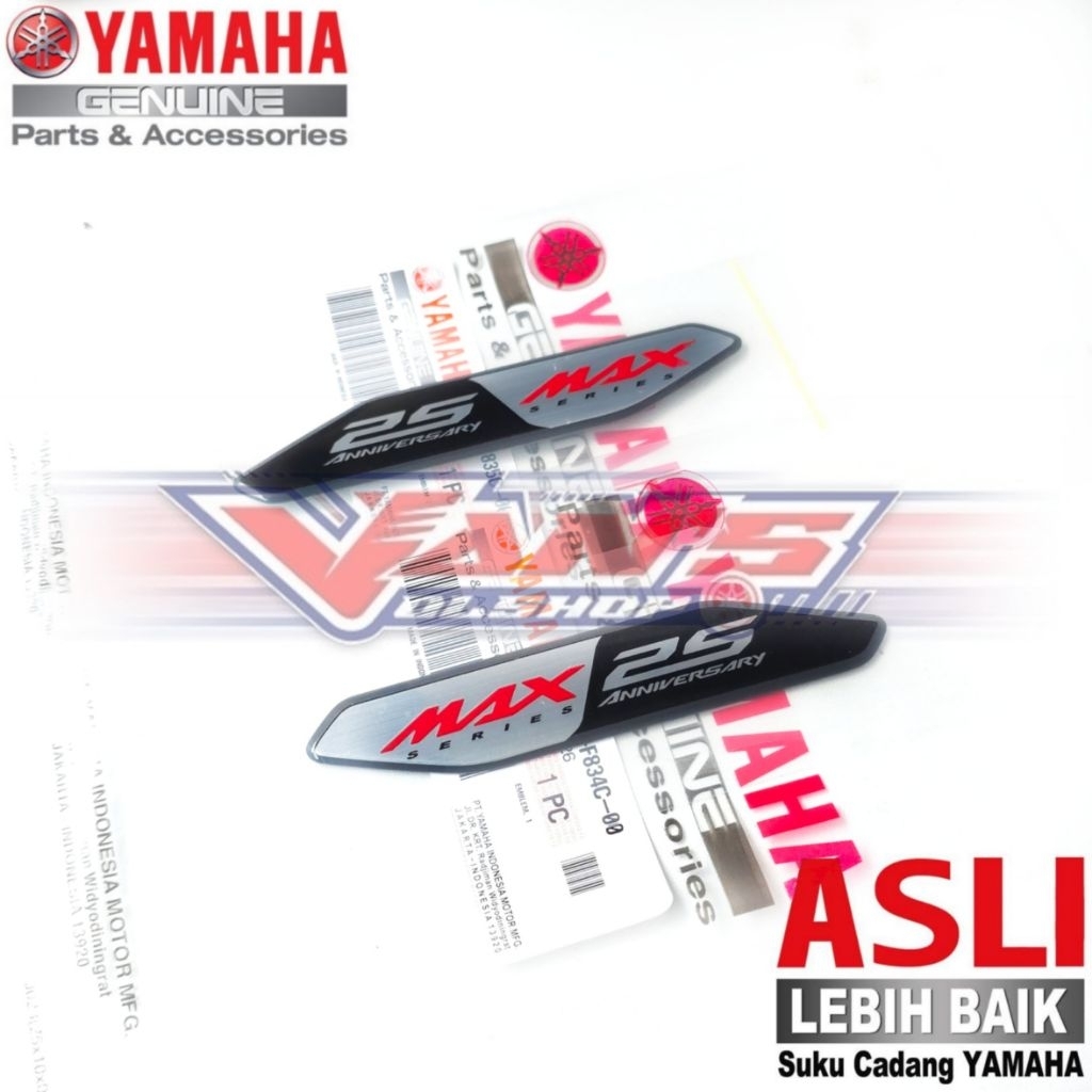 Emblem 25 ปี Anniversary Max Series DR9 Xmax 250/300 อะไหล่แท้ Yamaha