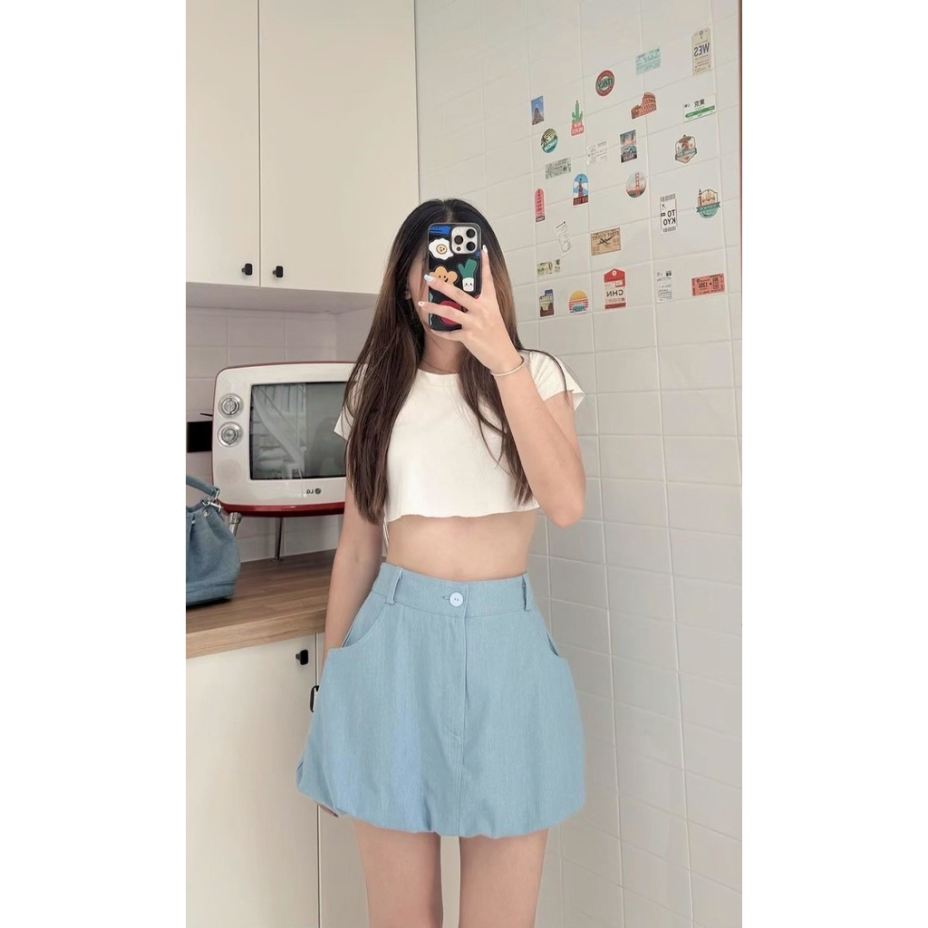 TALENT DENIM SKIRT**