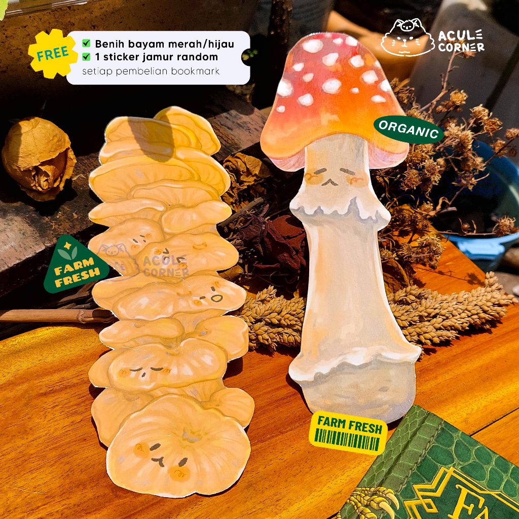 ACULE CORNER - ที่คั่นหนังสือ Biggie Fungi