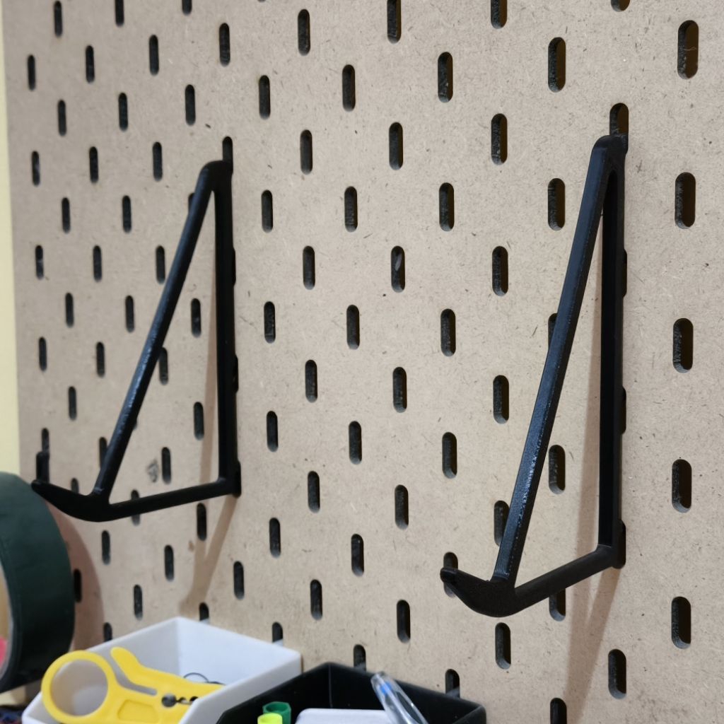GANTUNGAN ที่วางไม้แขวนเสื้อคีย์บอร์ด Pegboard IKEA Skadis / ที่แขวนคีย์บอร์ด Pegboard IKEA kadis