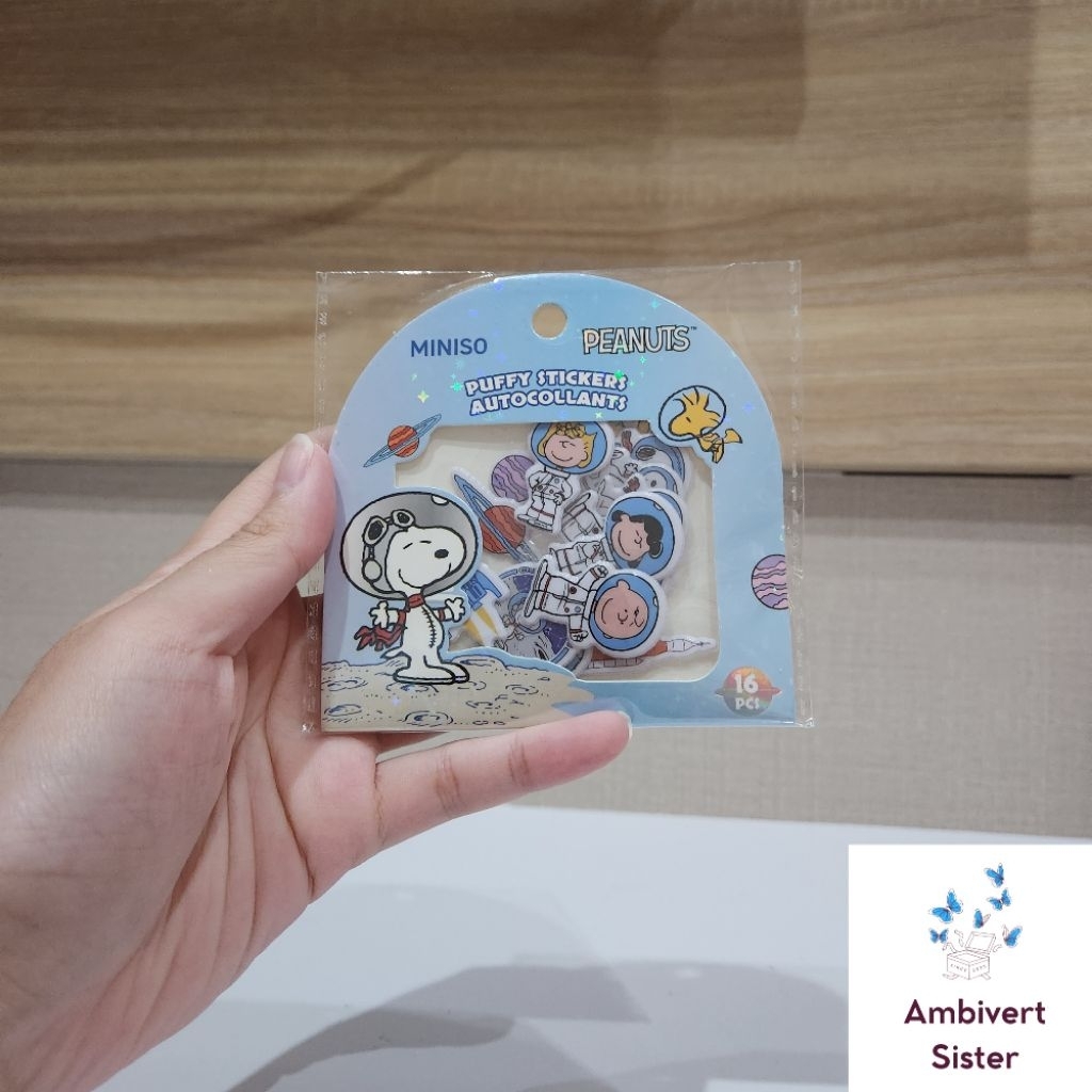 [ SEAL ] Snoopy Miniso Sticker Collection