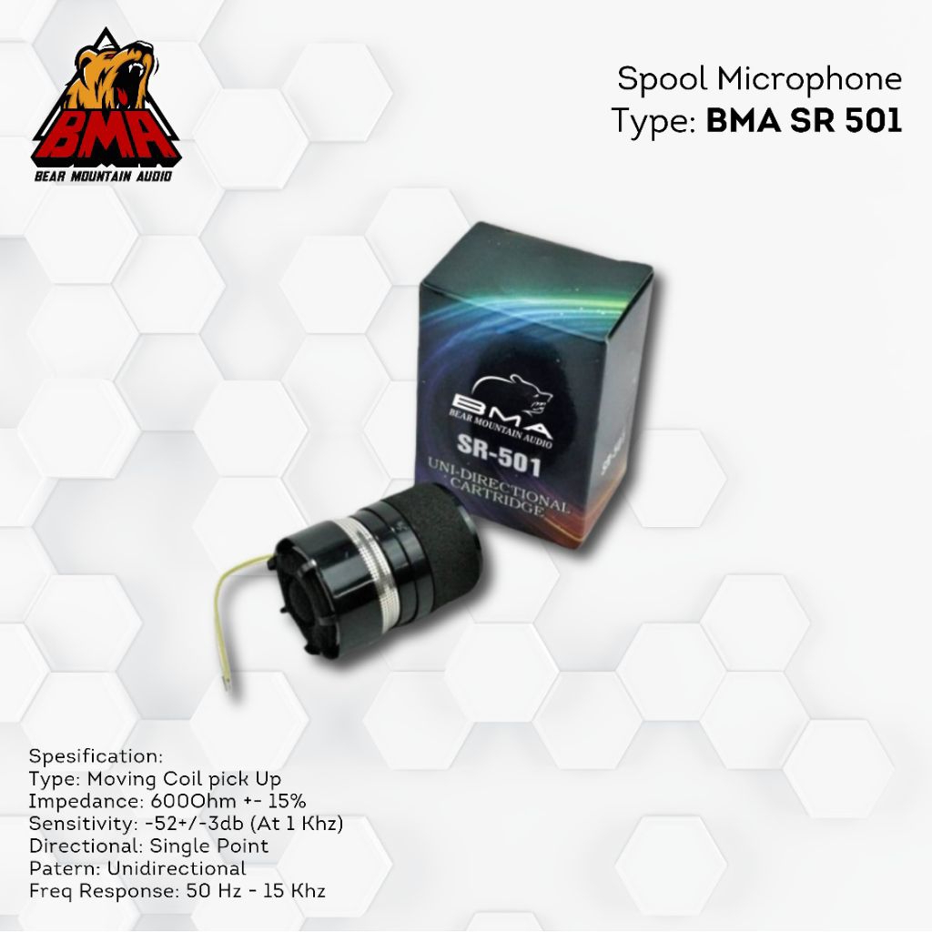 ไมค์สปูล BMA SR501 SR502 SR502 | BMA เดิม