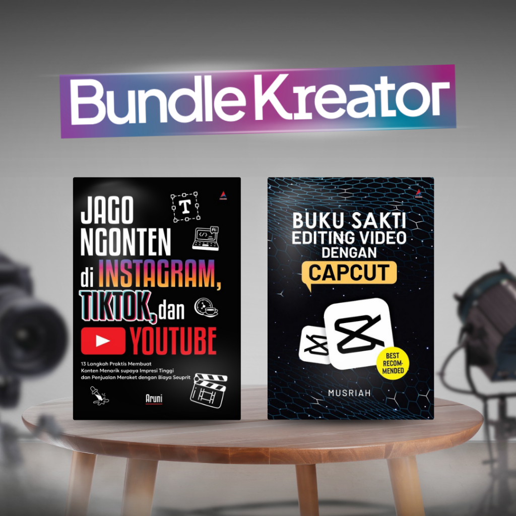 BUNDLING PACKAGE Jago Ngonten & Magic Book แก้ไขวิดีโอด้วย Capcut - Embrase