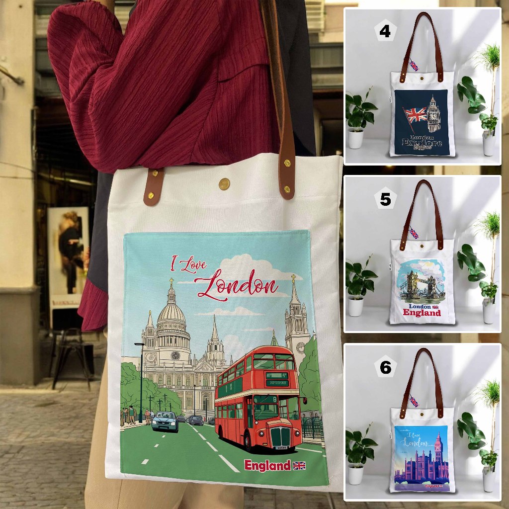 ENGLAND COUNTRY TOTE BAG SOUVENIR/SOUVENIR 010