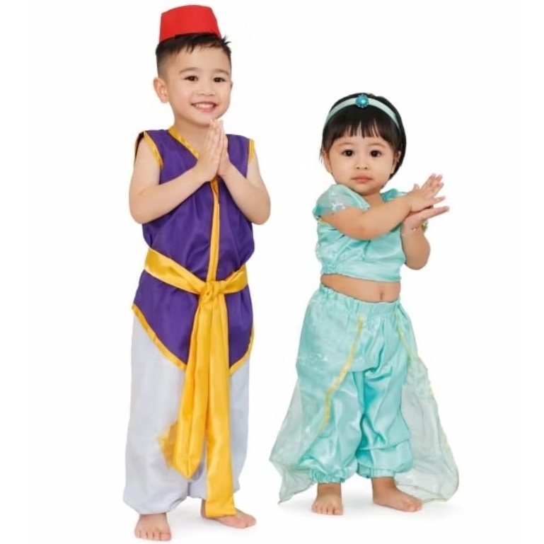 BAJUANAKUNIK / ALADDIN COSTUME / JASMINE COSTUME / CARNIVAL COSTUME / ARABIC COSTUME