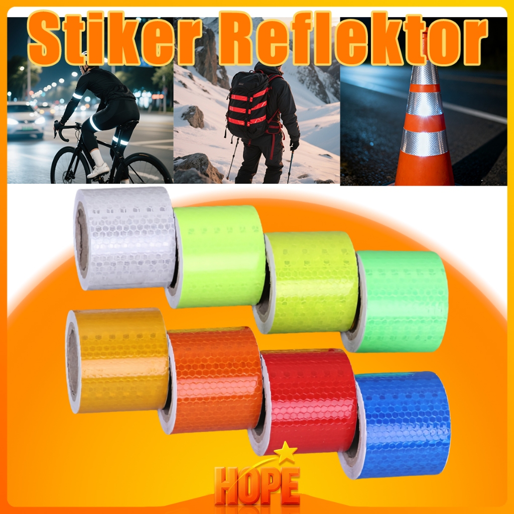 3M รถ Reflector สติกเกอร์เทปสะท้อนแสง 5 ซม.Light Up เทปสะท้อนแสงสติกเกอร์คําเตือนกาวประเภท-กาวที่แข็