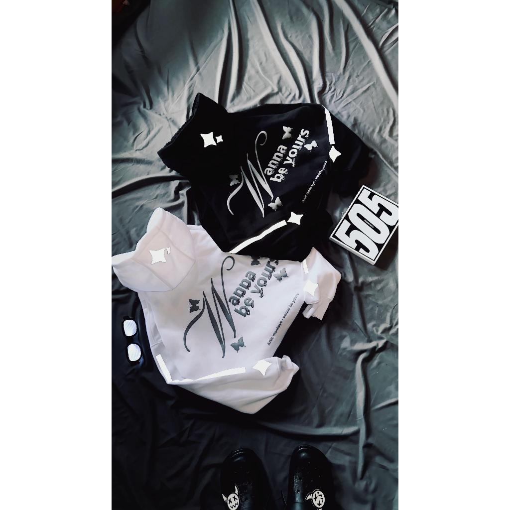 WANNABYEOURS V2 HOODIE REFLECTIVE PUFF INK CAP SHERVA REFLECTIVE LIGHT UP