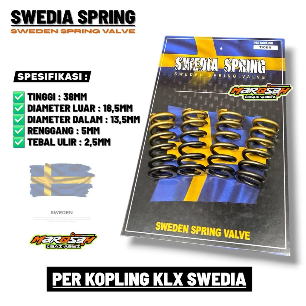 KLX SWEDEN CLUTCH SPRING KLX SWEDEN SPRING คลัตช์ดั้งเดิม SPRING