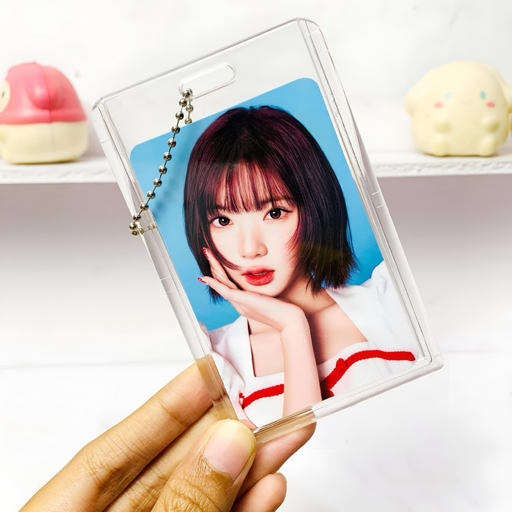 CAHOL ACRYLIC + PHOTO JIWOO H2H + BALLCHAIN ผู้ถือบัตรอะคริลิค