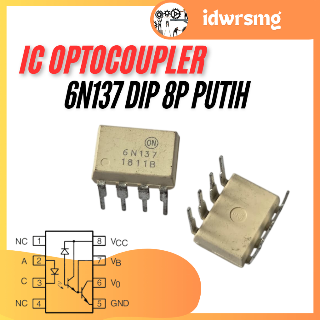 6N137 6N 137 6n137 6n 137 Optocoupler Opto-isulator isoler DIP-6P