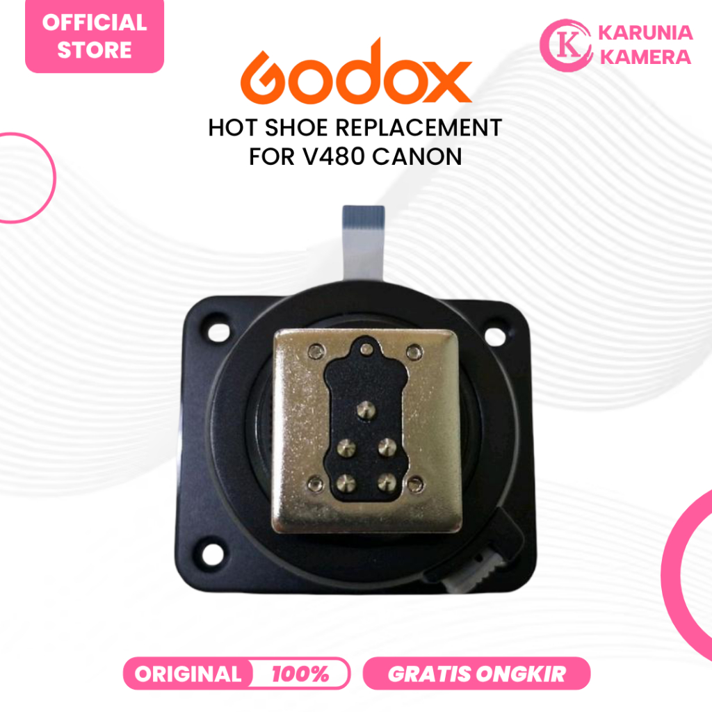 Godox รองเท้าร้อนสําหรับ Godox V480 C สําหรับ CANON Flash Hotshoe