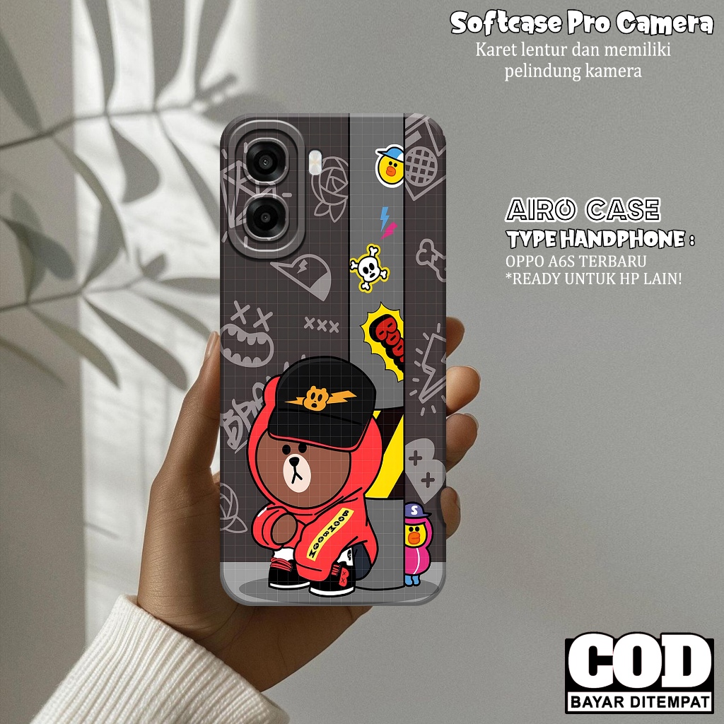 เคส Oppo A6S ล่าสุด - เคส Oppo A6S Softcase - เคสแฟชั่นการ์ตูน - เคส Oppo A6S - เคส Pro Camera Softc