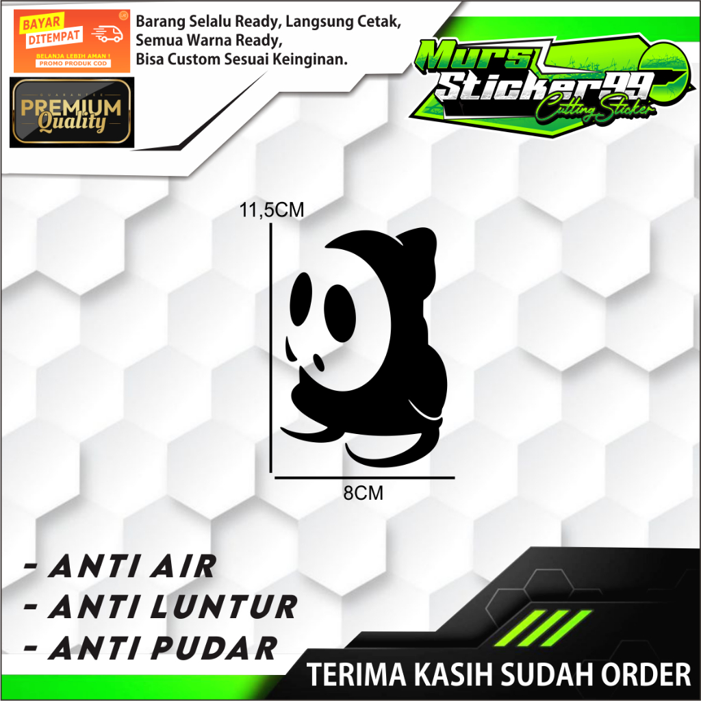 SHY GUY KAMUKA KAGET สติ๊กเกอร์ตัดเหมาะสําหรับรถจักรยานยนต์และรถยนต์