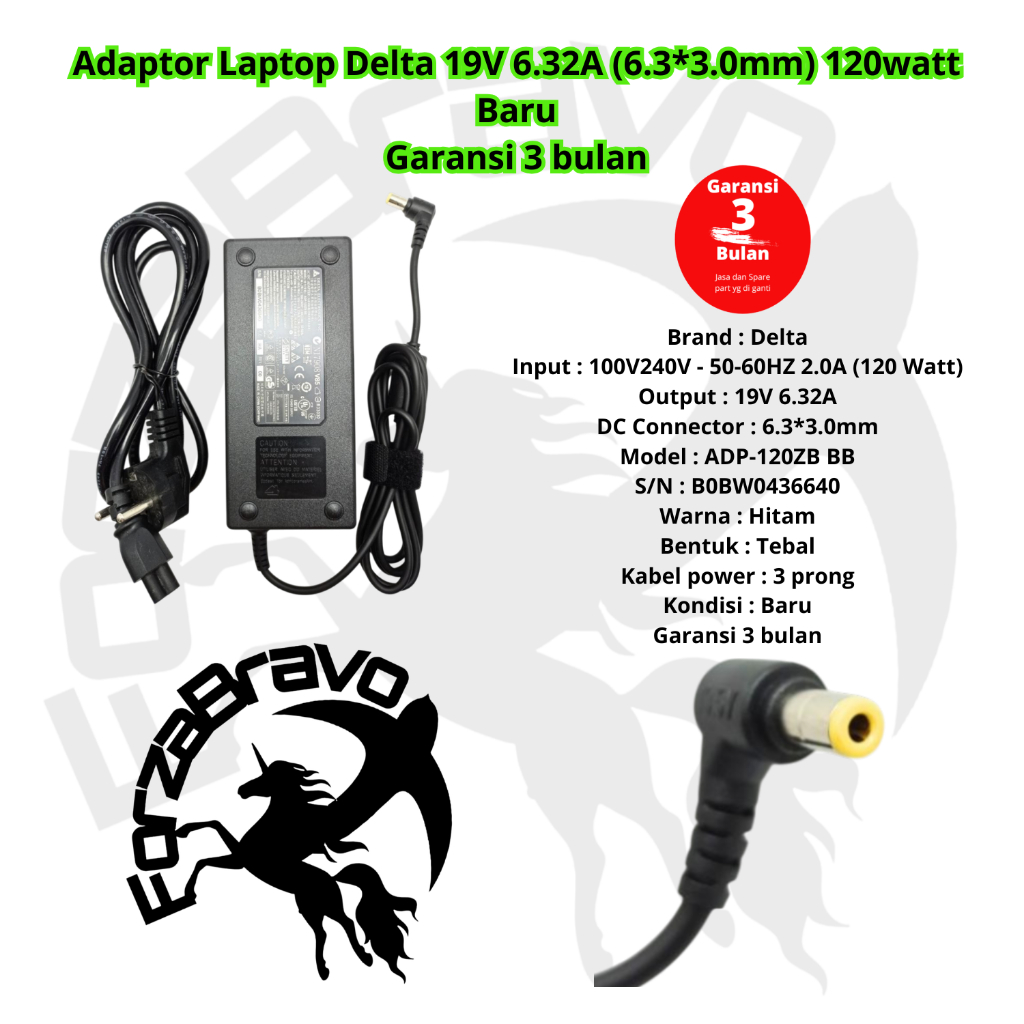 Delta axio 19V 6.23A 120W แล็ปท็อปสําหรับ Toshiba Satellite P25-S477 P25-S487 P25-S507 ใหม่รับประกัน