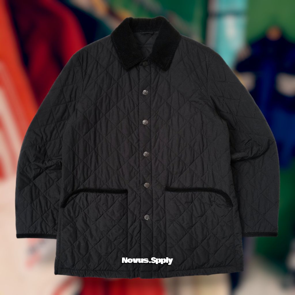 WAX JACKET FLEECE CORDUROY COLLAR