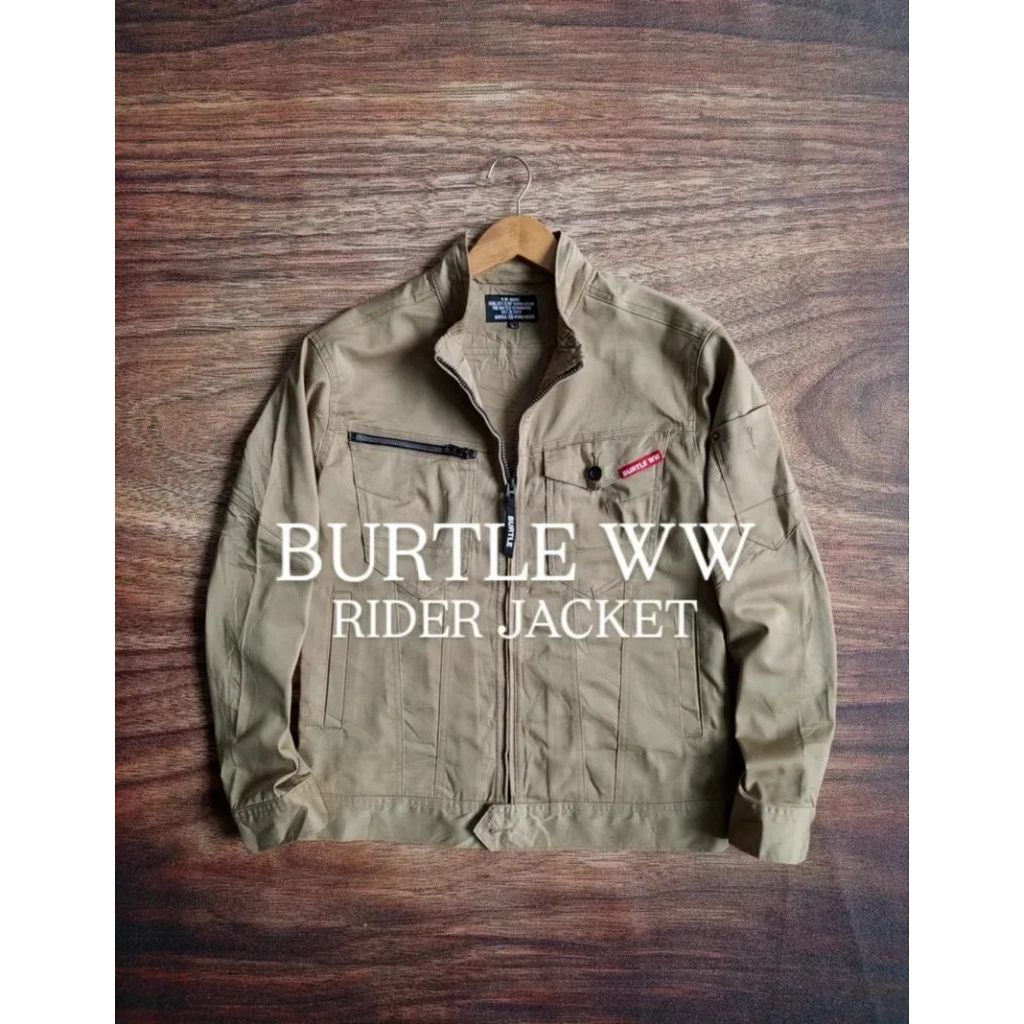 เสื้อแจ็คเก็ต burtle ชุดทํางาน rider preloved มือสอง