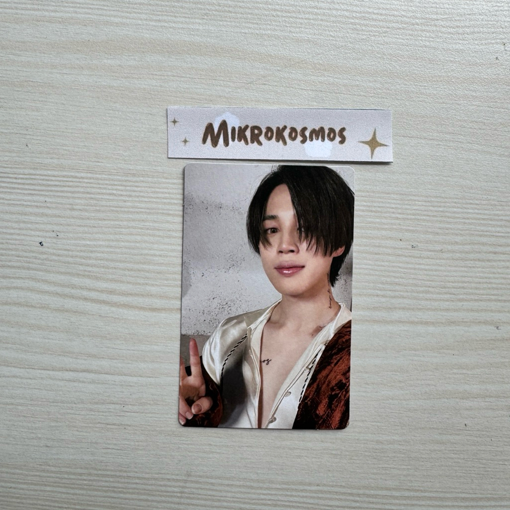 PHOTOCARD OFFICIAL JIMIN photobook Me, Myself, ID CHAOS - สินค้า BTS อย่างเป็นทางการ