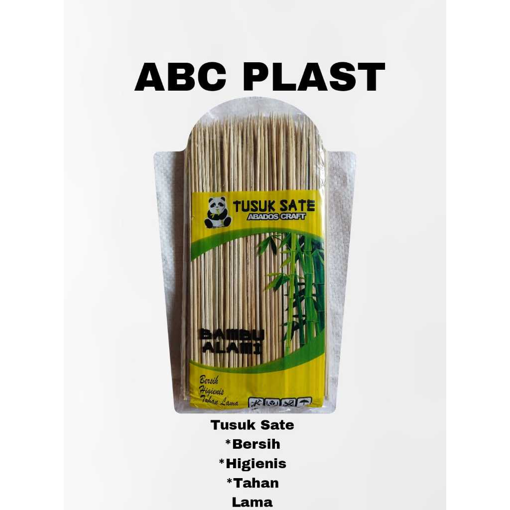 LOKAL Local Panda SATE SKEWERS / CILOK / PINTOL / BBQ MEAT / BARBEQUE / YAKITORI / CLEAN BAMBOO STIC