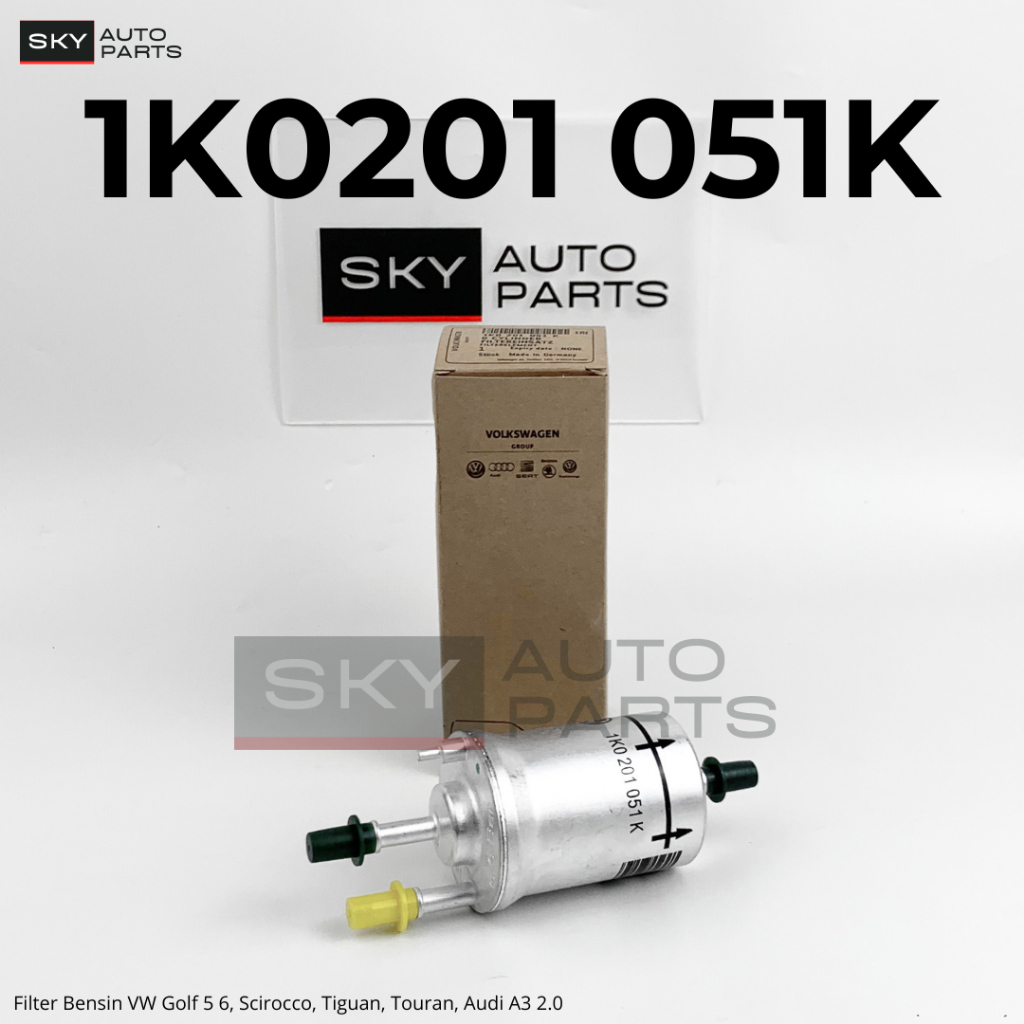SKY กรองน้ํามันเชื้อเพลิง VW Golf 5 6, Scirocco, Tiguan, Touran, Audi A3 2.0 - 1K0201 051K
